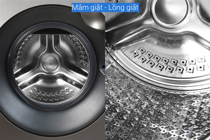 Máy giặt Sharp Inverter 12.5 Kg ES-FK1252PV-S Màu Đen