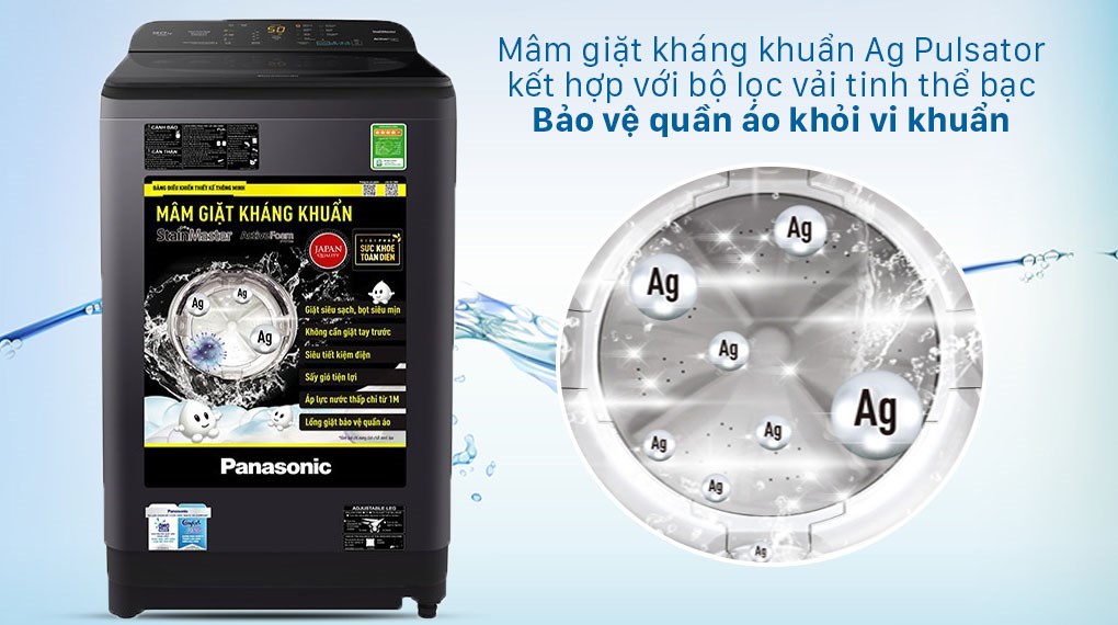 Máy giặt Panasonic 8.5 Kg NA-F85A9BRV - 14