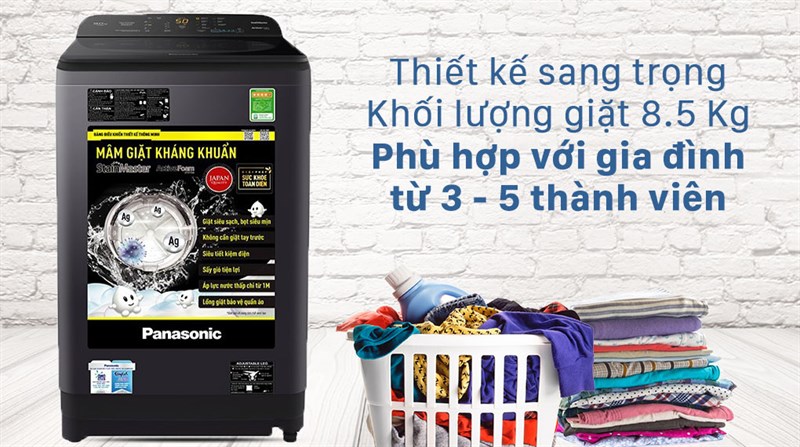Máy giặt Panasonic 8.5 Kg NA-F85A9BRV - 19