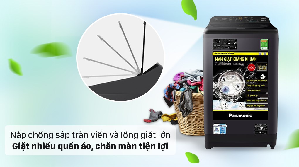 Máy giặt Panasonic 9 kg NA-F90A9BRV - 13