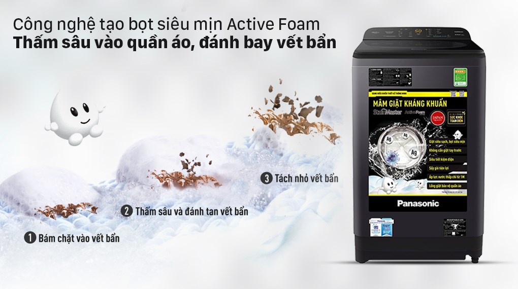 Máy giặt Panasonic 9 kg NA-F90A9BRV - 16