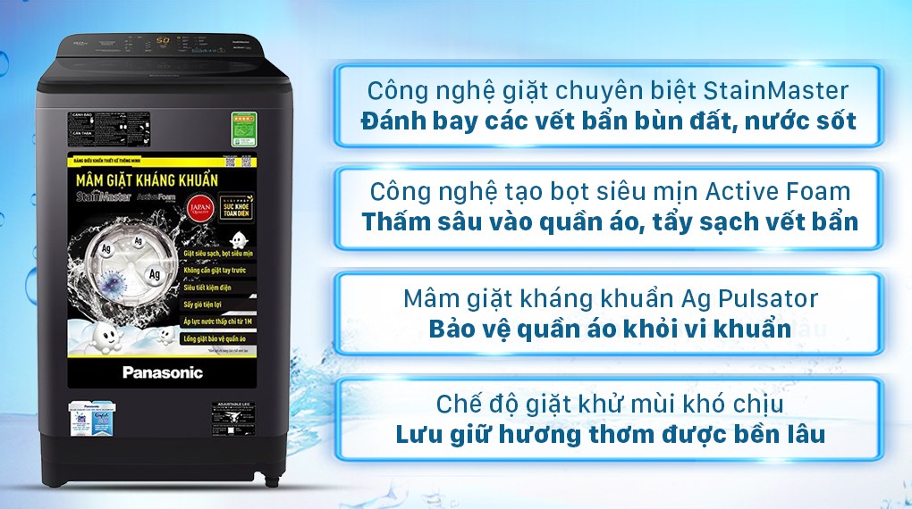 Máy giặt Panasonic 10 Kg NA-F100A9BRV - 14