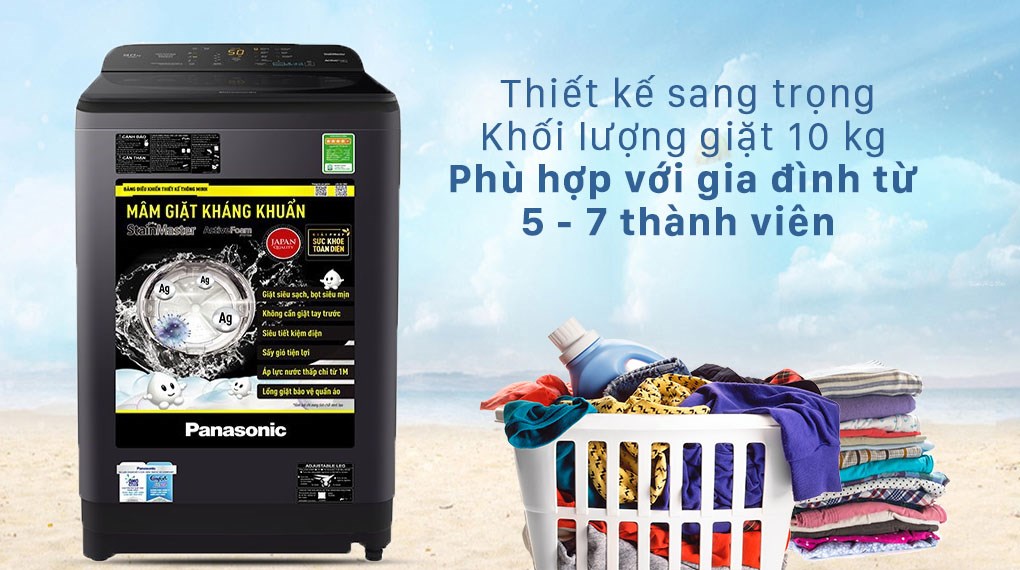 Máy giặt Panasonic 10 Kg NA-F100A9BRV - 18
