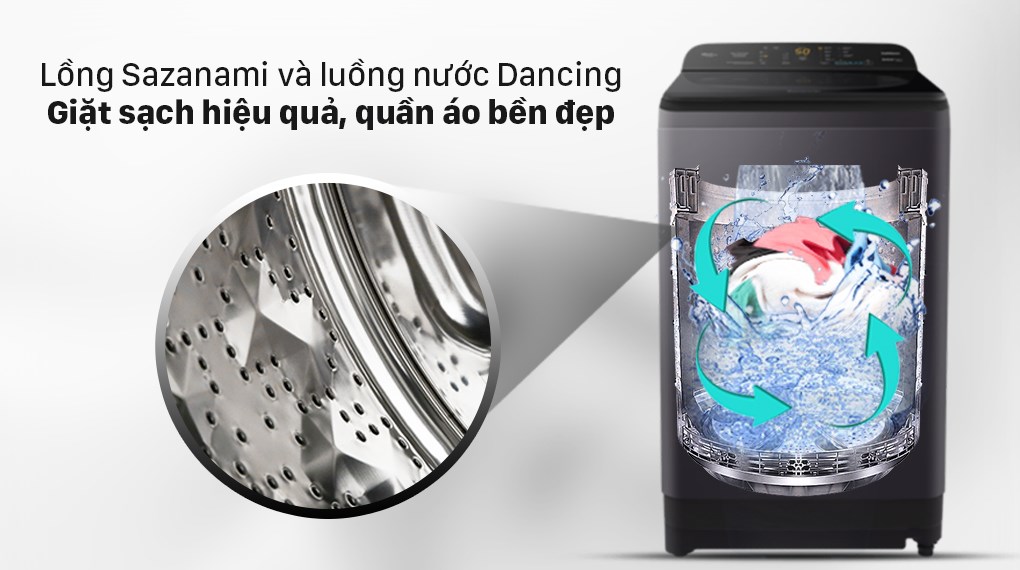 Máy giặt Panasonic 10 Kg NA-F100A9BRV - 16
