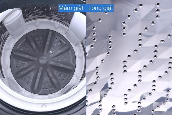 Máy giặt Panasonic 10 Kg NA-F100A9BRV Màu Đen