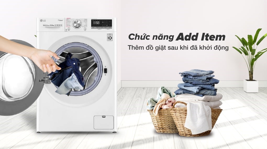 Máy giặt LG AI DD Inverter 10.5 kg FV1450S3W2