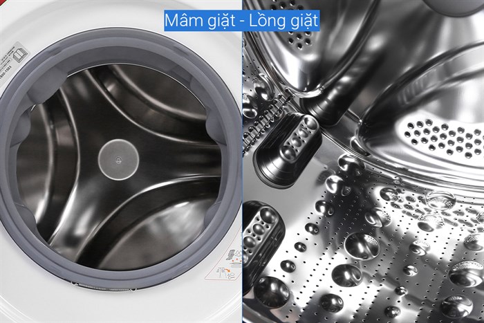 Máy giặt LG AI DD Inverter 10.5 kg FV1450S3W2 Màu Trắng