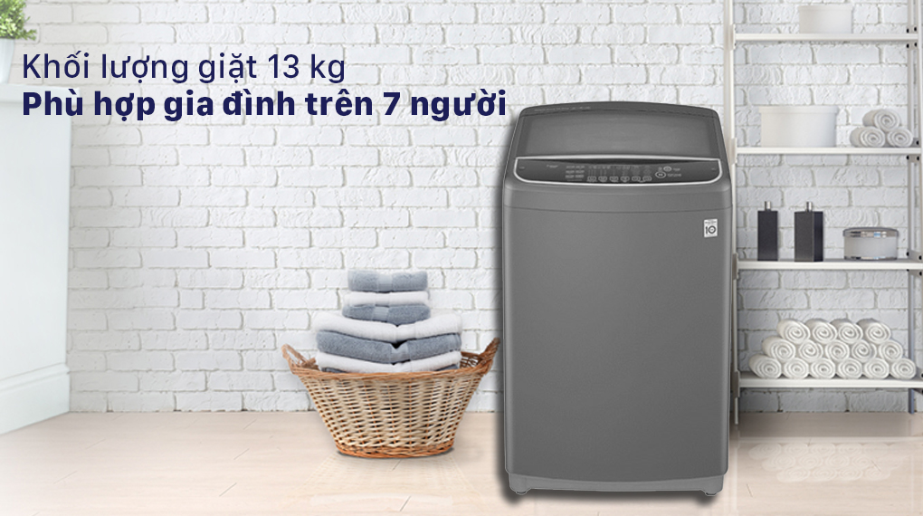 Máy giặt LG Inverter 13 kg T2313VSAB - Khối lượng 13kg | Home Best