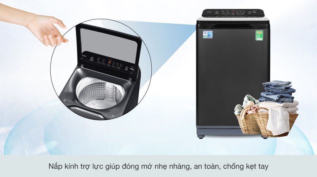 Máy giặt Aqua 8.8 kg AQW-FR88GT.BK