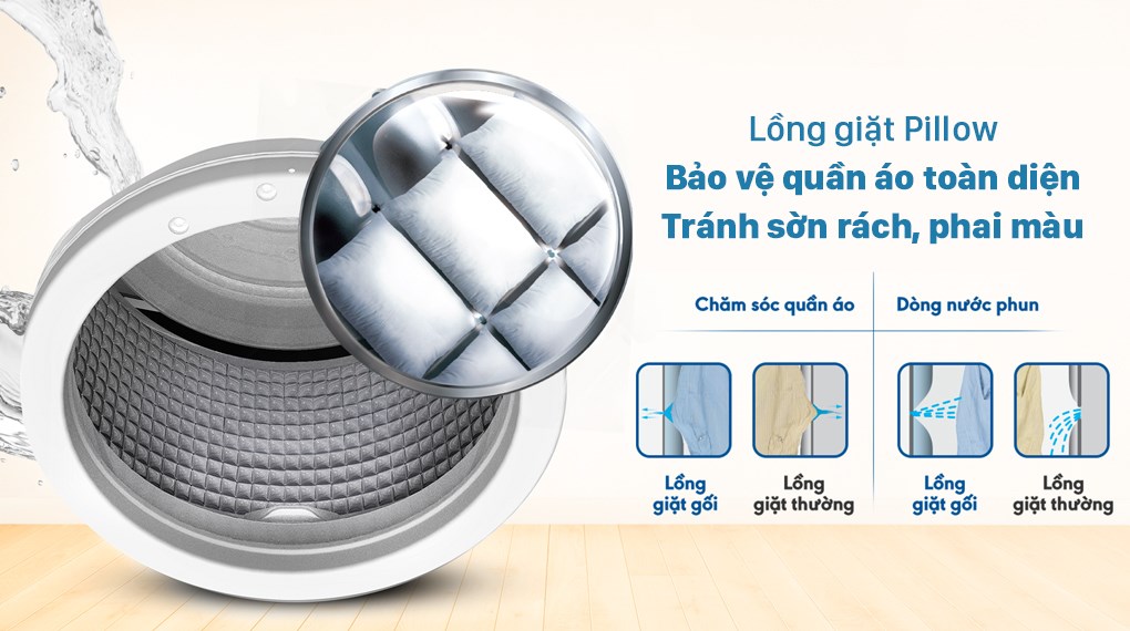 Máy giặt Aqua 8.8 kg AQW-FR88GT.BK - 6