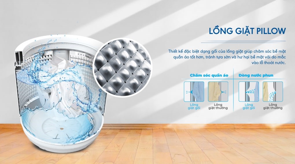 Máy giặt Aqua 10 KG AQW-F100GT.BK