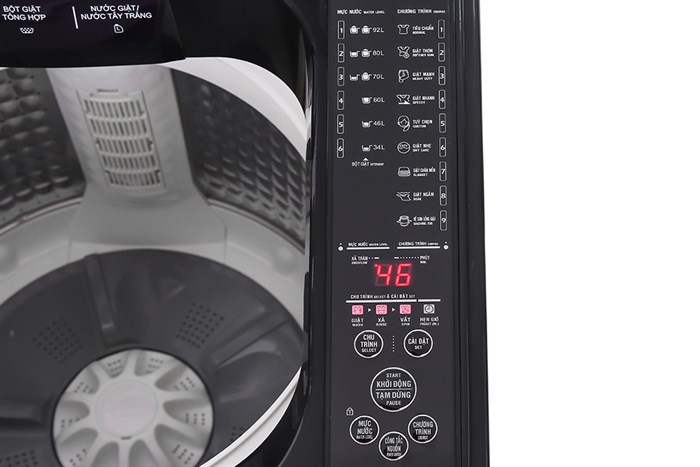 Máy giặt Aqua 12 kg AQW-FW120GT.BK Màu Đen