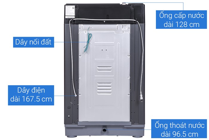 Máy giặt Aqua 12 kg AQW-FW120GT.BK Màu Đen