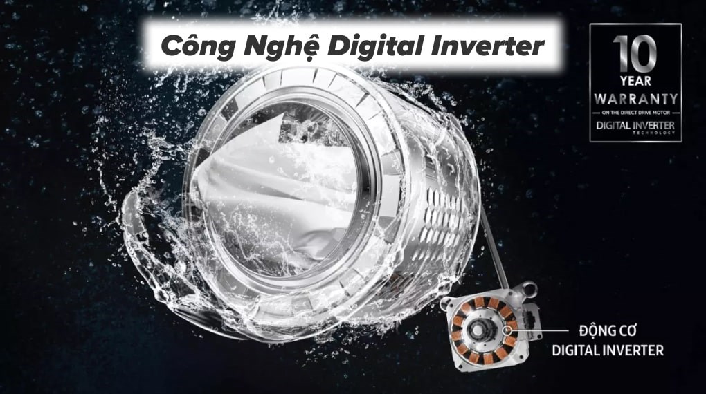 Máy giặt sấy Samsung Inverter giặt 21 kg - sấy 12 kg WD21T6500GV/SV