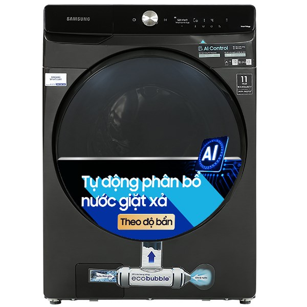 Máy giặt sấy Samsung Inverter giặt 21 kg - sấy 12 kg WD21T6500GV/SV