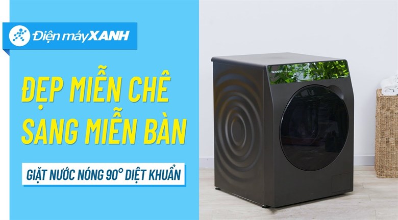 Máy giặt Sharp Inverter 12.5 Kg  ES-FK1252SV-G