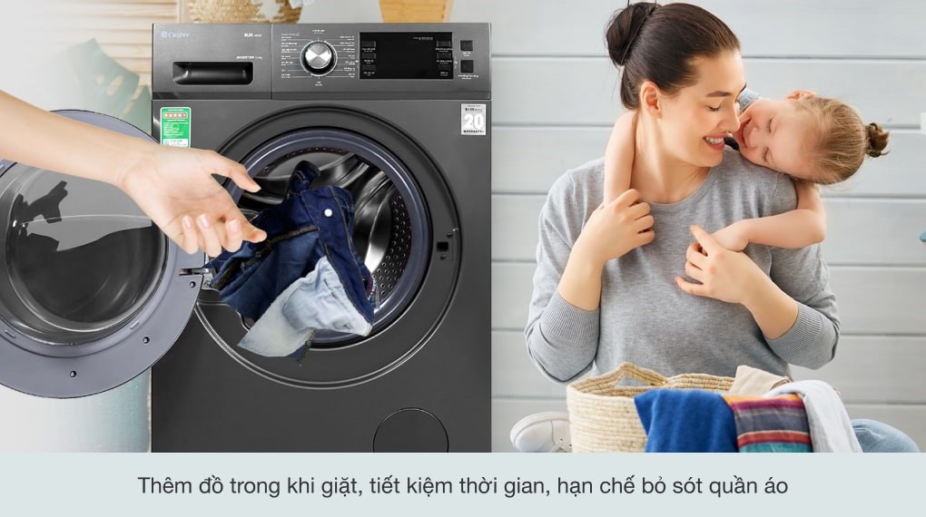 Máy giặt Casper Inverter 12.5 kg  WF-125I140BGB