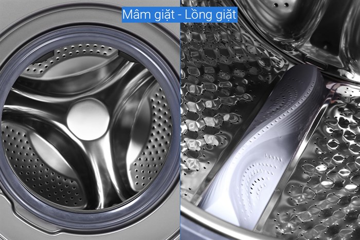 Máy giặt Casper Inverter 12.5 kg  WF-125I140BGB Màu Ghi