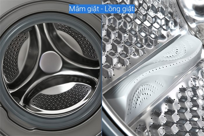 Máy giặt Casper Inverter 10.5 kg WF-105I150BGB Màu Ghi