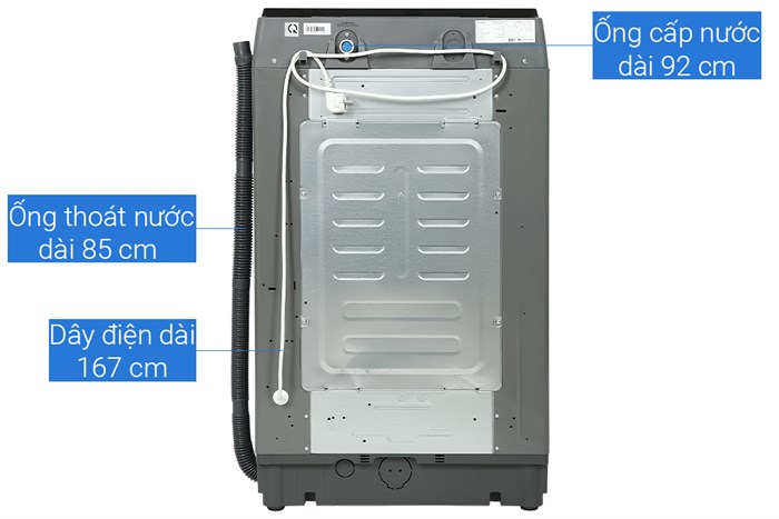 Máy giặt Casper Inverter 9.5 kg WT-95I68DGA Màu Ghi