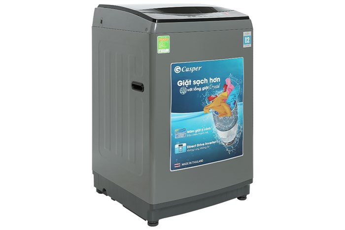 Máy giặt Casper Inverter 9.5 kg WT-95I68DGA Màu Ghi