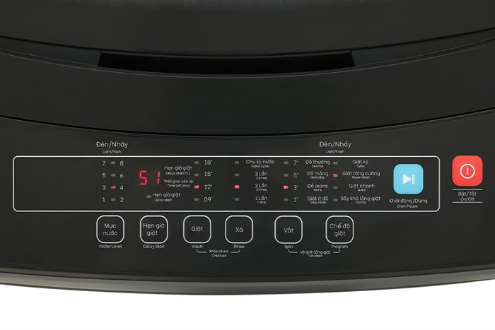 Máy giặt Casper Inverter 9.5 kg WT-95I68DGA Màu Ghi