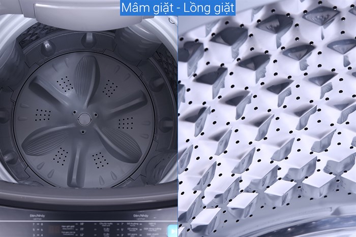 Máy giặt Casper 8.5 kg WT-85N68BGA Màu Ghi