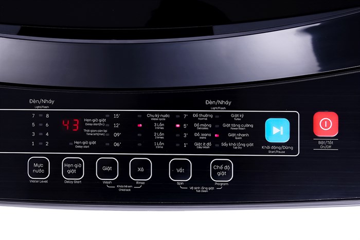 Máy giặt Casper 7.5 kg WT-75N70BGA Màu Ghi