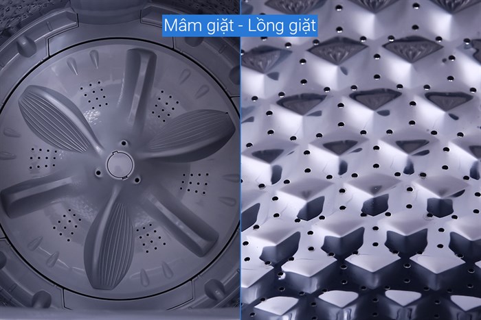 Máy giặt Casper 7.5 kg WT-75N70BGA Màu Ghi