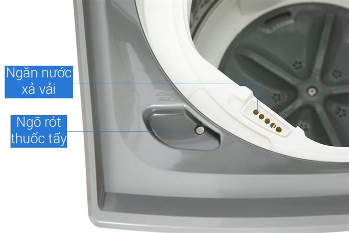 Máy giặt Aqua 8 KG AQW-KS80GT S Màu Bạc