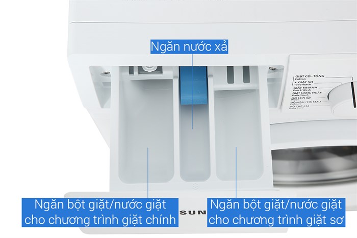 Máy giặt Samsung Inverter 8kg WW80T3020WW/SV Màu Trắng