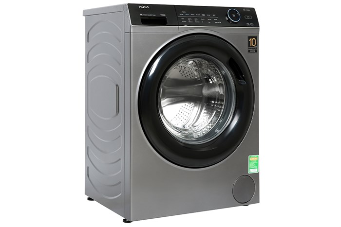 Máy giặt Aqua Inverter 10 KG AQD-A1000G S Màu Bạc