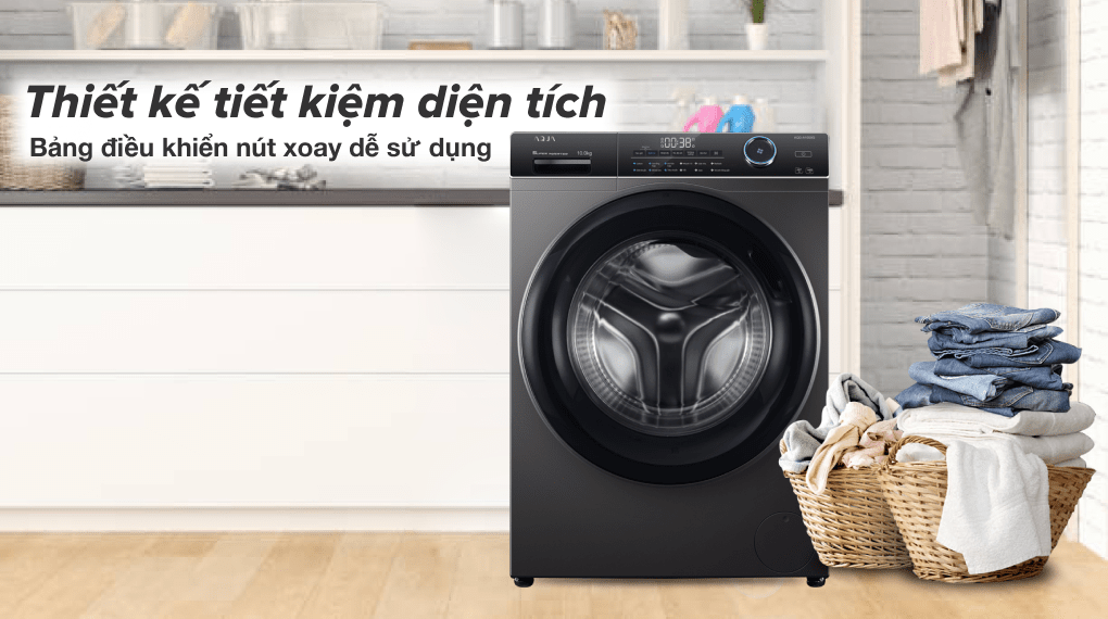 z Kết cấu siêu mỏng tiết kiệm diện tích cùng bảng điều khiển nút xoay dễ sử dụng