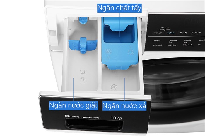 Máy giặt Aqua Inverter 10 KG AQD-A1000G W Màu Trắng