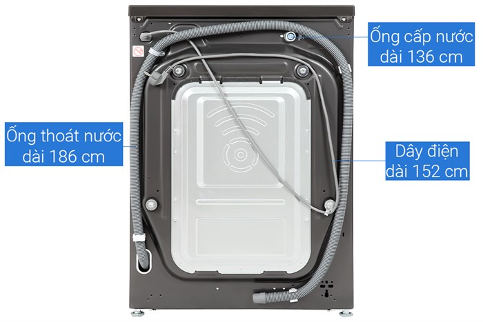 Máy giặt LG AI DD Inverter 11 kg FV1411S3B Màu Đen