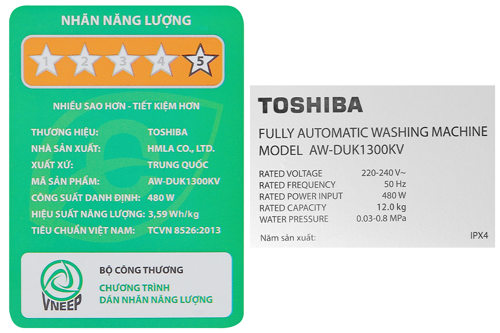 Mua máy giặt Toshiba Inverter 12 kg AW-DUK1300KV(SG)