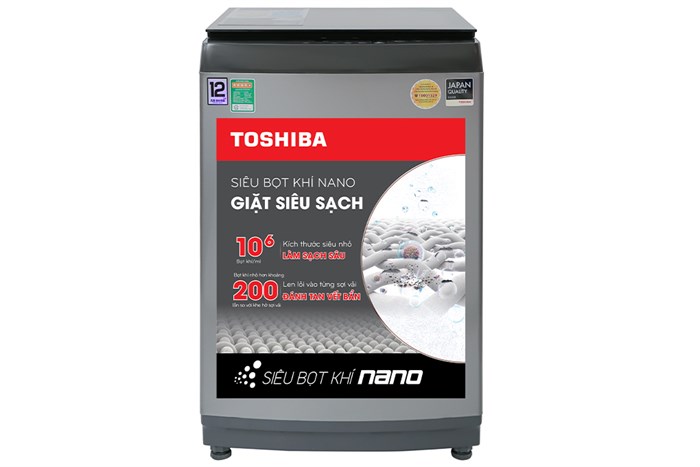 Máy giặt Toshiba Inverter 12 kg AW-DUK1300KV(SG) Màu Xám