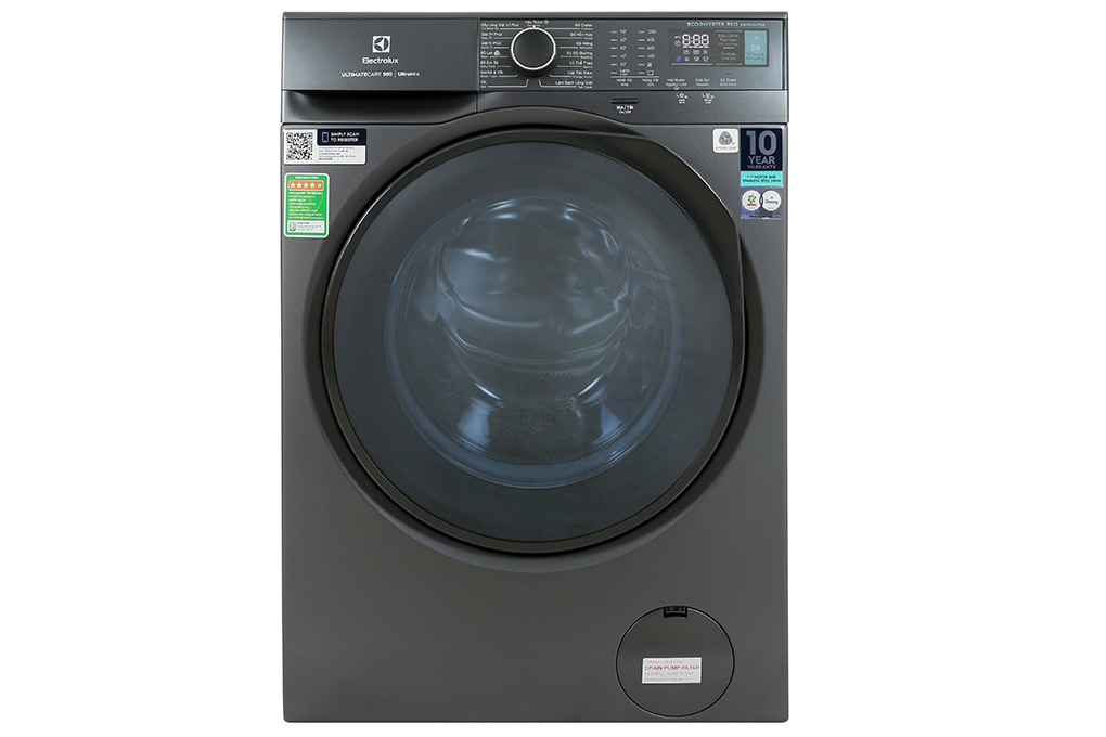 Máy giặt Electrolux UltimateCare 500 Inverter 9 kg EWF9024P5SB Màu Xám