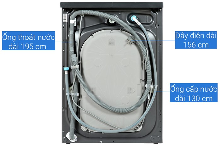 Máy giặt Electrolux UltimateCare 500 Inverter 9 kg EWF9024P5SB Màu Xám