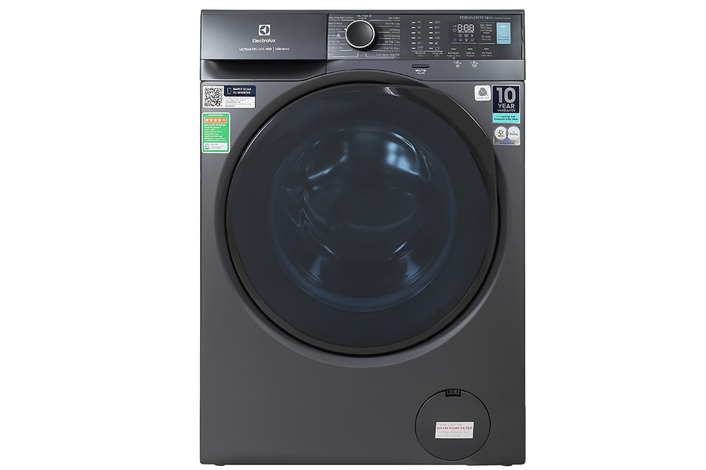 Máy giặt Electrolux UltimateCare 500 Inverter 10 kg EWF1024P5SB Màu Xám