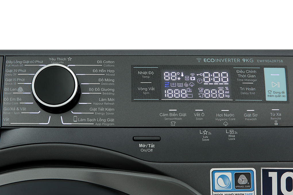 Máy giặt Electrolux Inverter 9 kg EWF9042R7SB giá rẻ