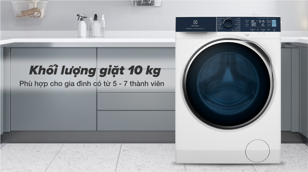 Máy giặt Electrolux Inverter 10 kg EWF1042Q7WB - Khối lượng giặt