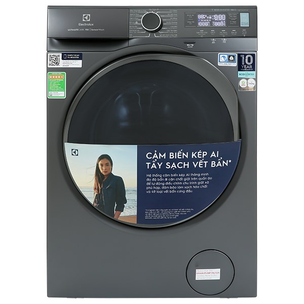 Máy giặt Electrolux Inverter 10 kg EWF1042R7SB&260051