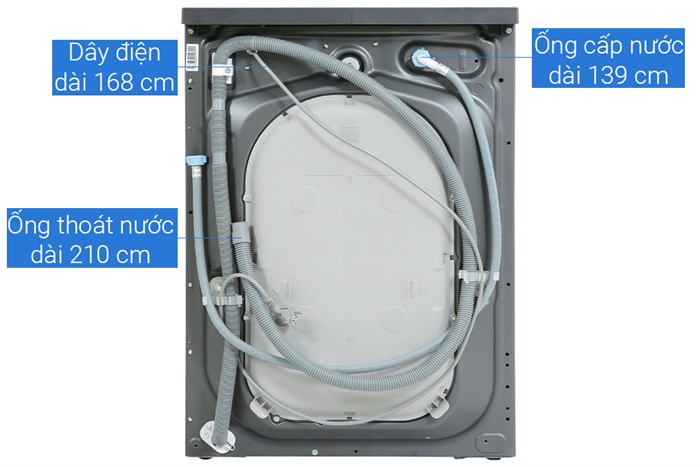 Máy giặt Electrolux UltimateCare 700 Inverter 10 kg EWF1042R7SB Màu Xám