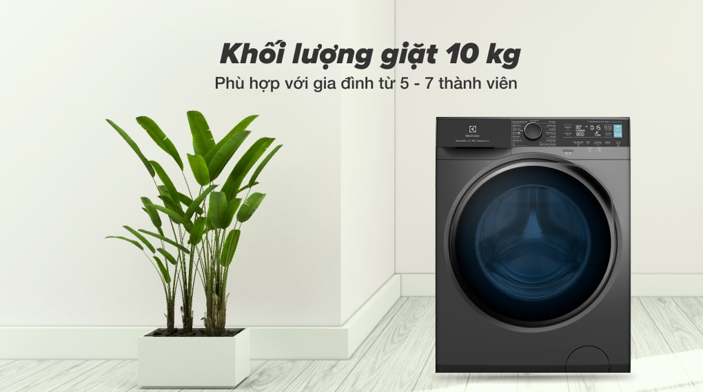 Máy giặt Electrolux Inverter 10 kg EWF1042R7SB - Khối lượng giặt 10 Kg