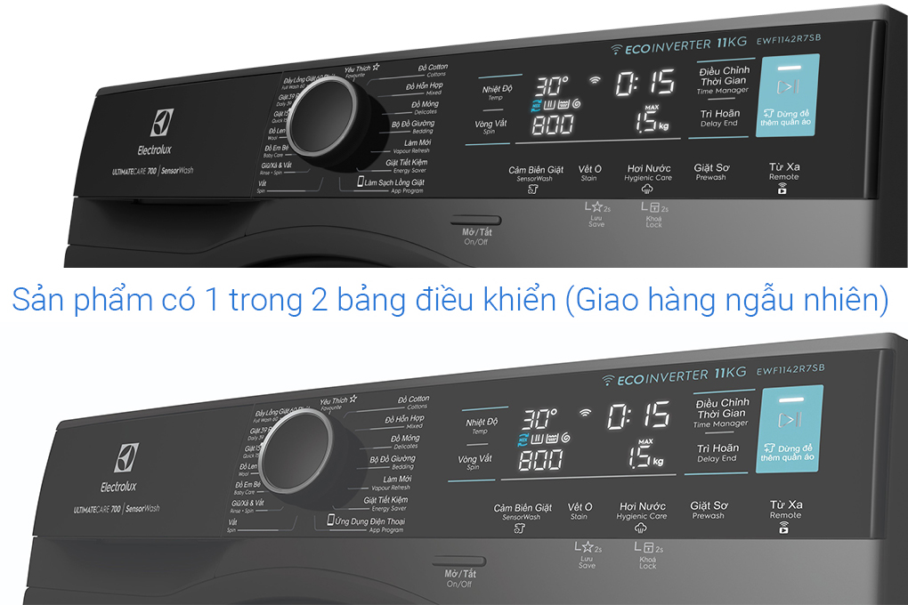 Máy giặt Electrolux UltimateCare 700 Inverter 11 kg EWF1142R7SB Màu Xám
