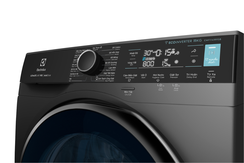 Máy giặt Electrolux UltimateCare 900 Inverter 11 kg EWF1141R9SB Màu Xám