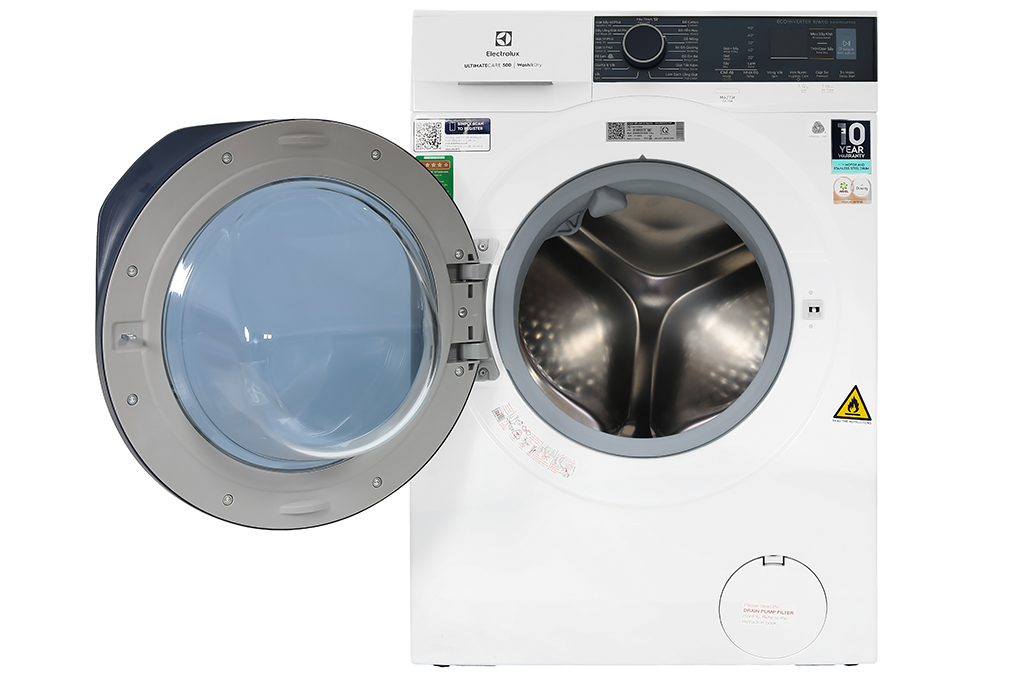 Máy giặt sấy Electrolux UltimateCare 500 Inverter giặt 9 kg - sấy 6 kg EWW9024P5WB Màu Trắng