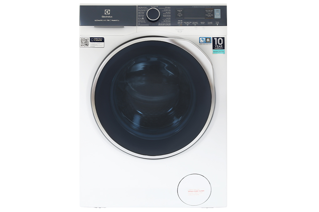 Máy giặt sấy Electrolux UltimateCare 700 Inverter giặt 11 kg - sấy 7 kg EWW1142Q7WB Màu Trắng