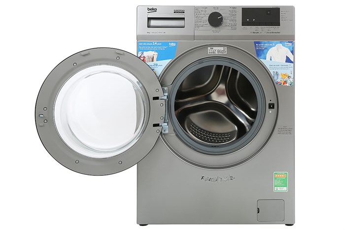Máy giặt Beko Inverter 8 kg WCV8614XB0STS Màu Xám